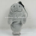 100%cotton stuffed and mini cute soft plush fish